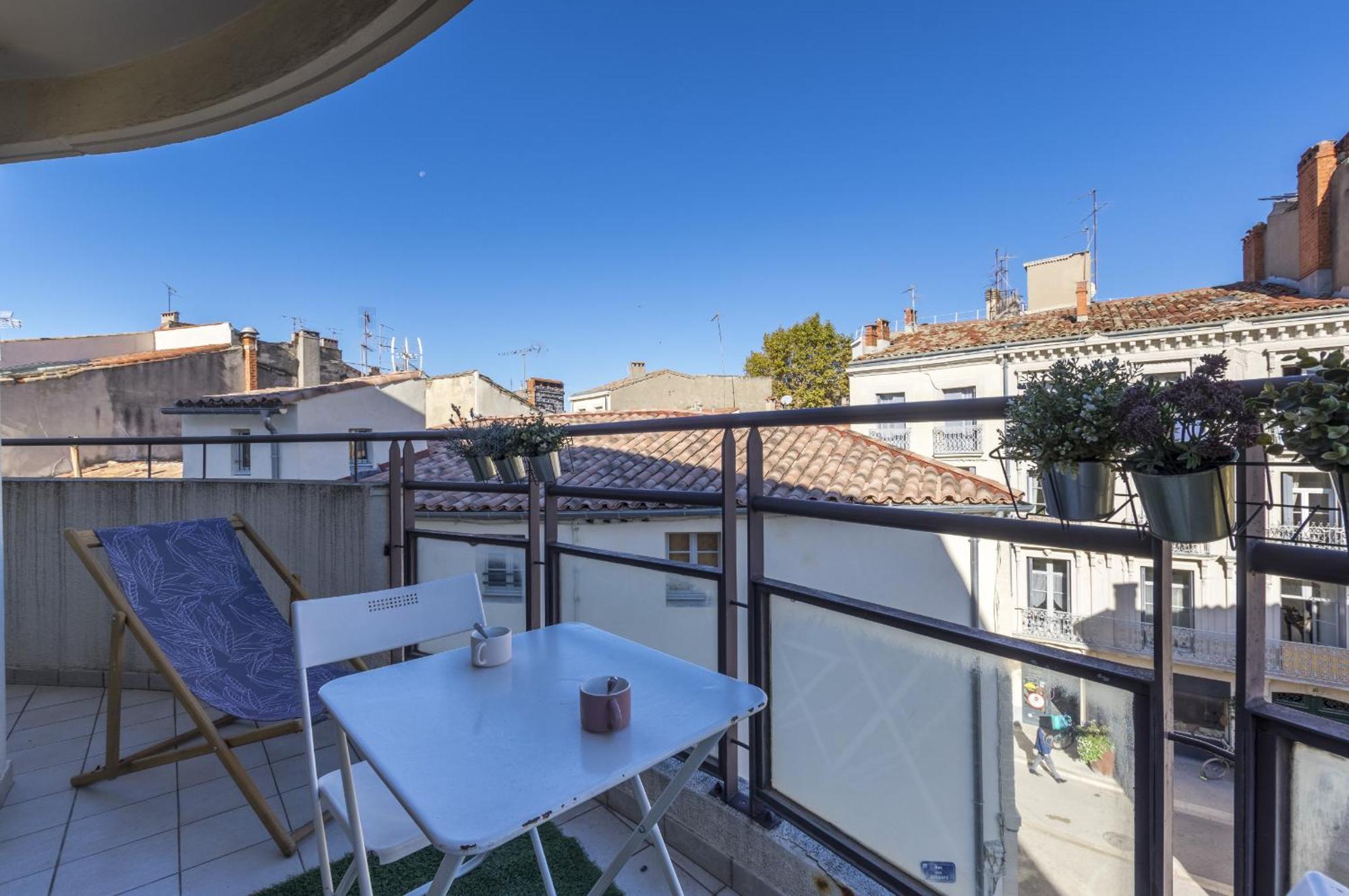 Terrasse en ville - Premiere conciergerie Montpellier Exterior foto